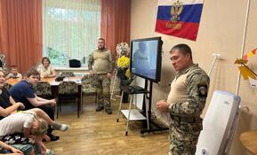 Урок мужества был организован для наших воспитанников