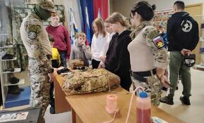 Урок мужества, организованный НВП ДЖАМБО в сотрудничестве с активистами 